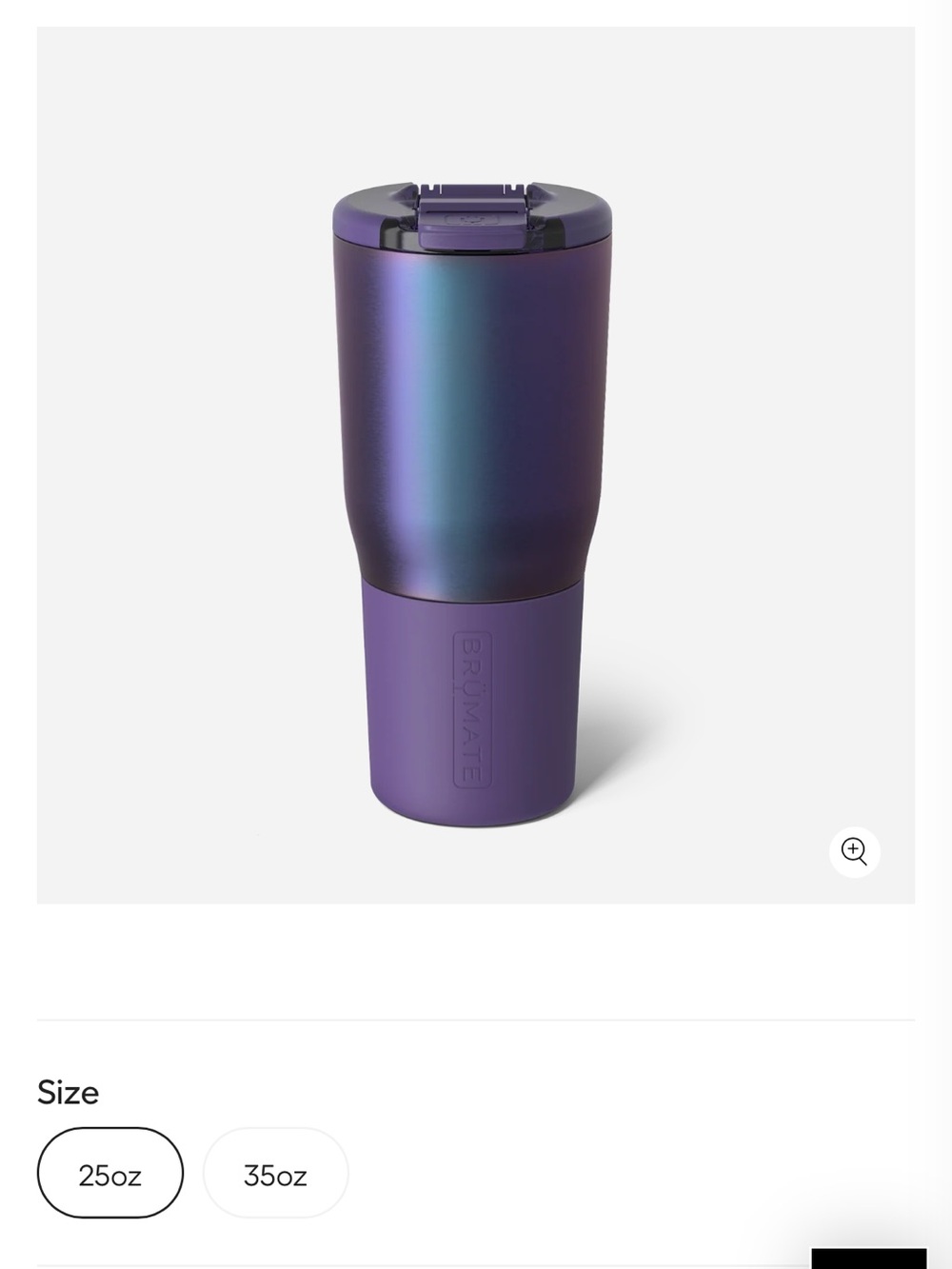 Brumate Nav 25oz Travel Tumbler — Dark Aura (Purple/Blue) - Picture 2 of 6